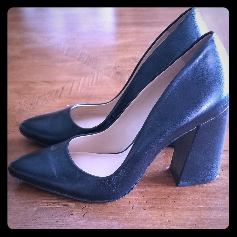 Vince Camuto Talise Pointed Toe Block Heels